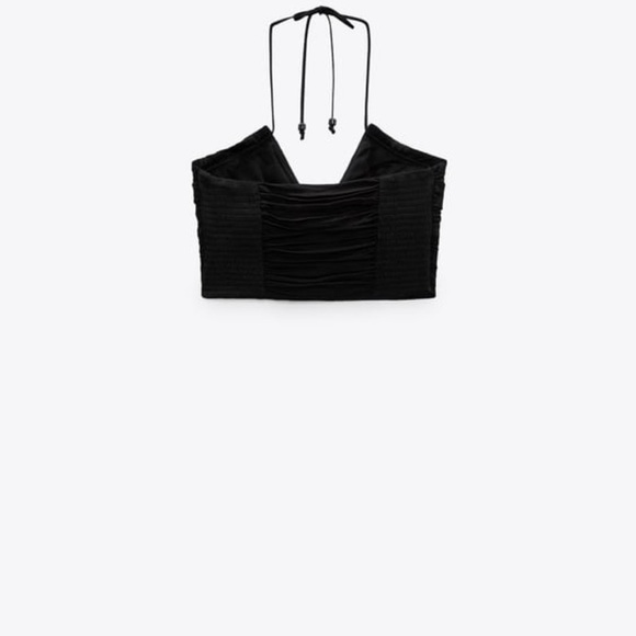 Zara DRAPED CROP TOP​​ - Picture 3 of 4